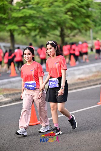 Race photo from CISANGKAN KBP CITY RUN 2025