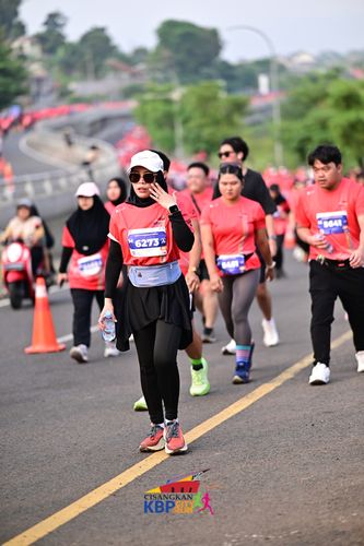 Race photo from CISANGKAN KBP CITY RUN 2025