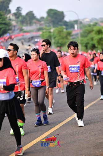 Race photo from CISANGKAN KBP CITY RUN 2025