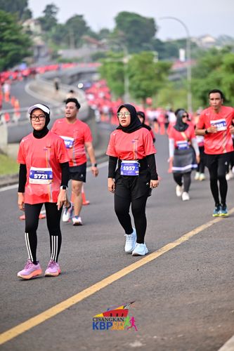 Race photo from CISANGKAN KBP CITY RUN 2025