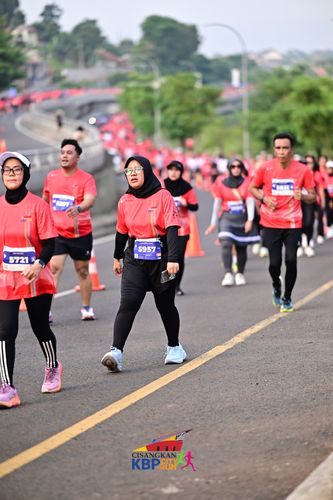 Race photo from CISANGKAN KBP CITY RUN 2025