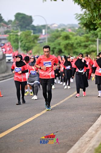 Race photo from CISANGKAN KBP CITY RUN 2025