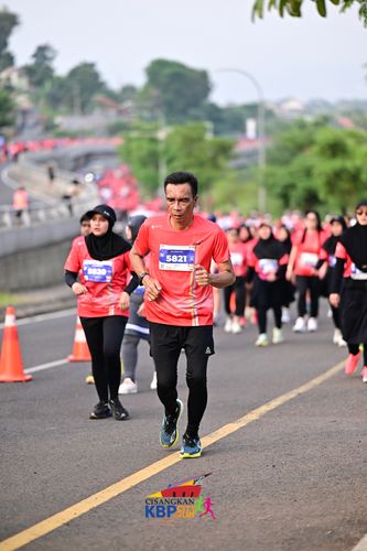 Race photo from CISANGKAN KBP CITY RUN 2025