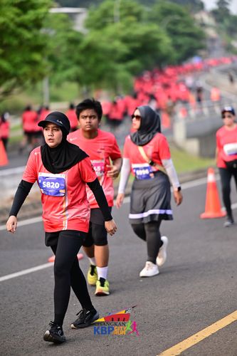 Race photo from CISANGKAN KBP CITY RUN 2025