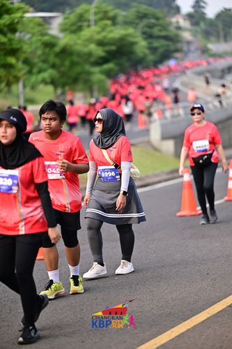 Race photo from CISANGKAN KBP CITY RUN 2025