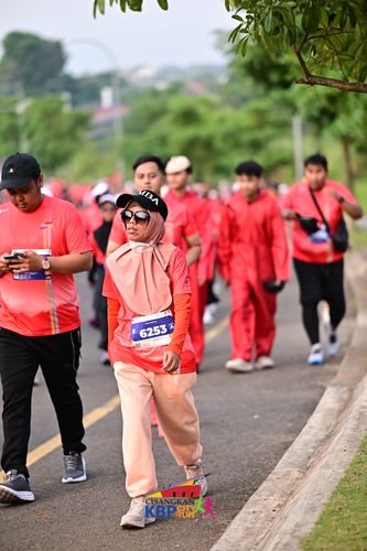 Race photo from CISANGKAN KBP CITY RUN 2025
