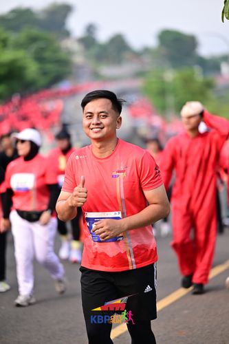 Race photo from CISANGKAN KBP CITY RUN 2025