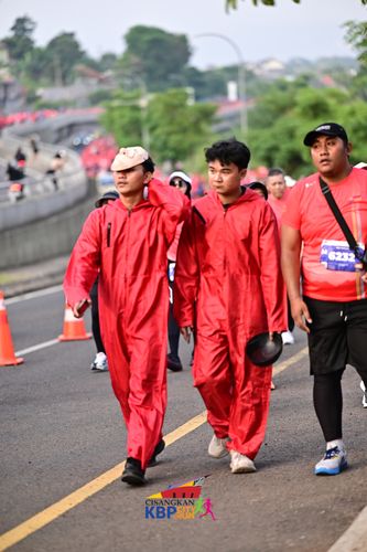 Race photo from CISANGKAN KBP CITY RUN 2025