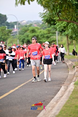 Race photo from CISANGKAN KBP CITY RUN 2025
