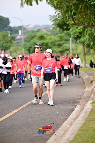 Race photo from CISANGKAN KBP CITY RUN 2025