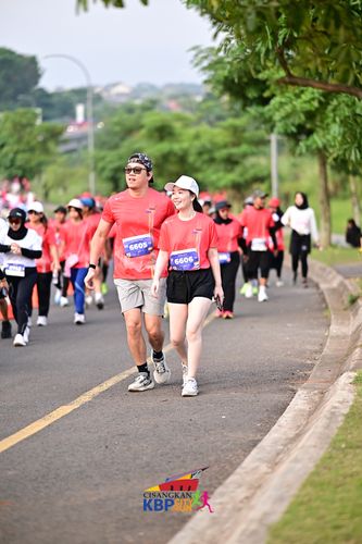 Race photo from CISANGKAN KBP CITY RUN 2025