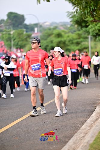 Race photo from CISANGKAN KBP CITY RUN 2025