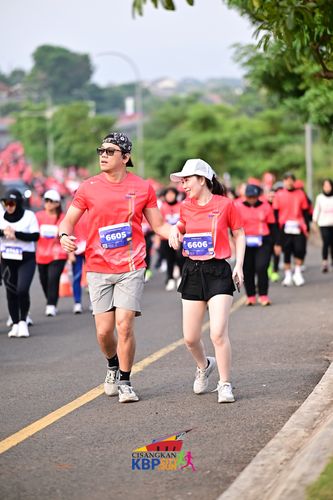 Race photo from CISANGKAN KBP CITY RUN 2025