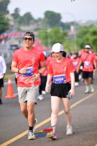 Race photo from CISANGKAN KBP CITY RUN 2025