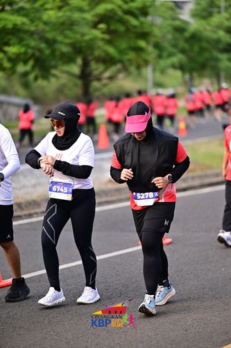 Race photo from CISANGKAN KBP CITY RUN 2025