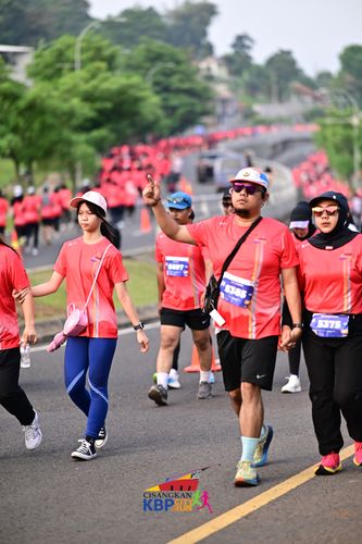 Race photo from CISANGKAN KBP CITY RUN 2025
