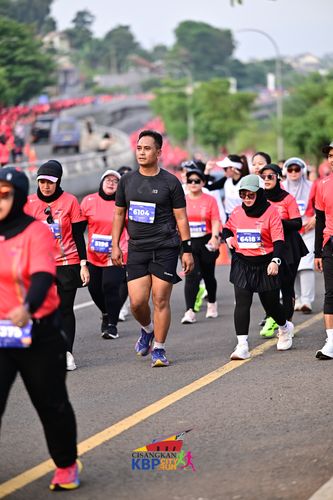 Race photo from CISANGKAN KBP CITY RUN 2025