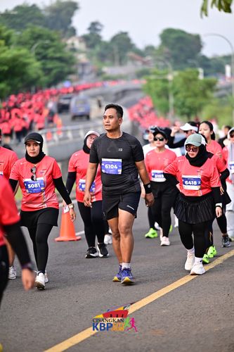 Race photo from CISANGKAN KBP CITY RUN 2025