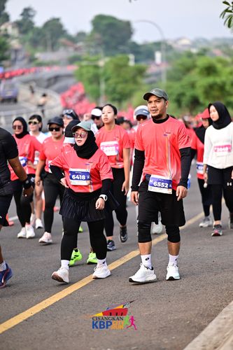 Race photo from CISANGKAN KBP CITY RUN 2025