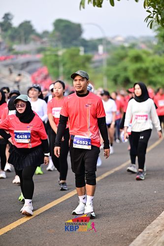 Race photo from CISANGKAN KBP CITY RUN 2025