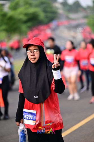 Race photo from CISANGKAN KBP CITY RUN 2025
