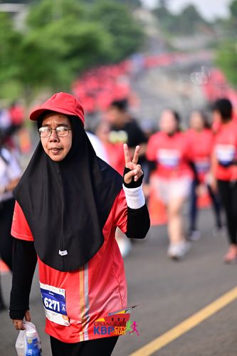 Race photo from CISANGKAN KBP CITY RUN 2025