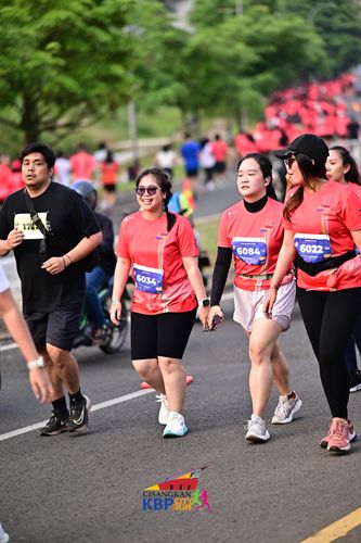 Race photo from CISANGKAN KBP CITY RUN 2025