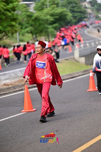 Race photo from CISANGKAN KBP CITY RUN 2025