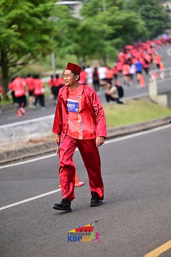 Race photo from CISANGKAN KBP CITY RUN 2025