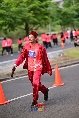 Race photo from CISANGKAN KBP CITY RUN 2025