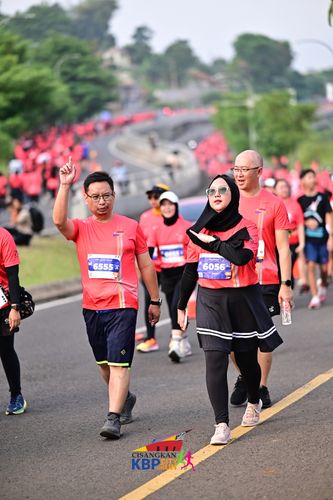 Race photo from CISANGKAN KBP CITY RUN 2025