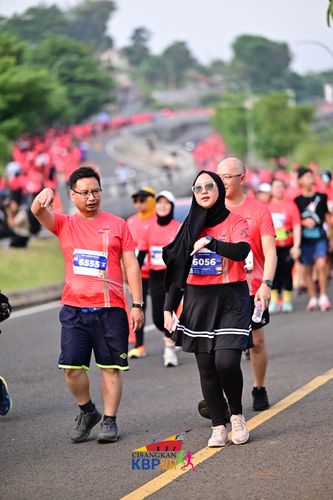 Race photo from CISANGKAN KBP CITY RUN 2025
