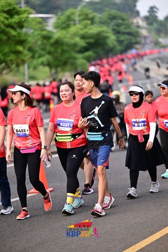 Race photo from CISANGKAN KBP CITY RUN 2025