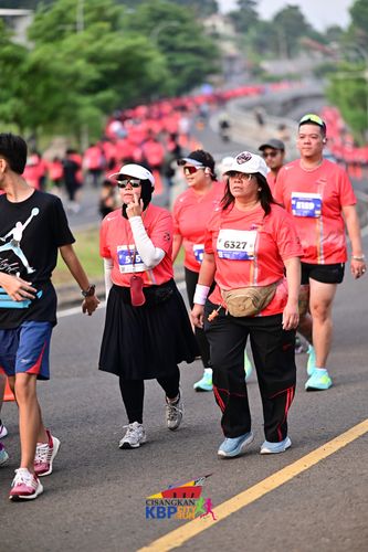 Race photo from CISANGKAN KBP CITY RUN 2025