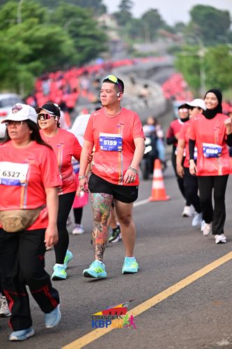Race photo from CISANGKAN KBP CITY RUN 2025
