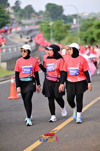 Race photo from CISANGKAN KBP CITY RUN 2025