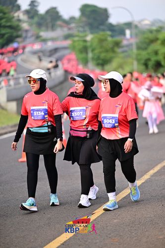 Race photo from CISANGKAN KBP CITY RUN 2025