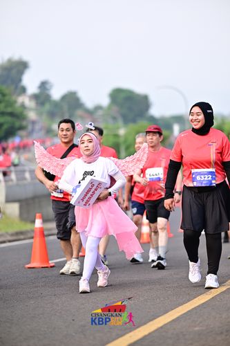 Race photo from CISANGKAN KBP CITY RUN 2025
