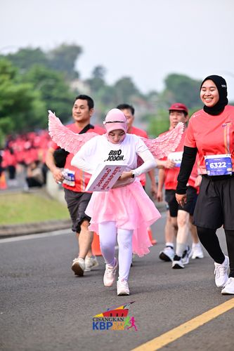 Race photo from CISANGKAN KBP CITY RUN 2025