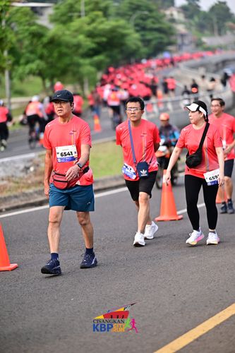 Race photo from CISANGKAN KBP CITY RUN 2025