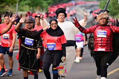 Race photo from CISANGKAN KBP CITY RUN 2025