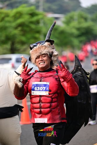 Race photo from CISANGKAN KBP CITY RUN 2025