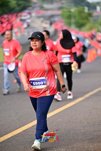 Race photo from CISANGKAN KBP CITY RUN 2025