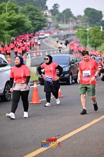 Race photo from CISANGKAN KBP CITY RUN 2025