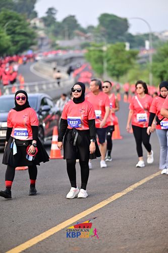 Race photo from CISANGKAN KBP CITY RUN 2025