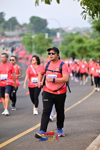 Race photo from CISANGKAN KBP CITY RUN 2025