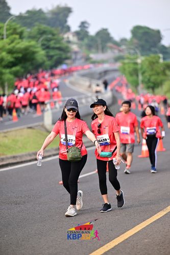 Race photo from CISANGKAN KBP CITY RUN 2025