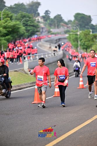 Race photo from CISANGKAN KBP CITY RUN 2025