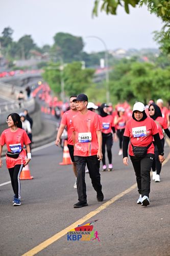 Race photo from CISANGKAN KBP CITY RUN 2025