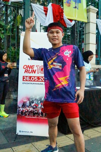 Race photo from One Run 10K Vibes 2024